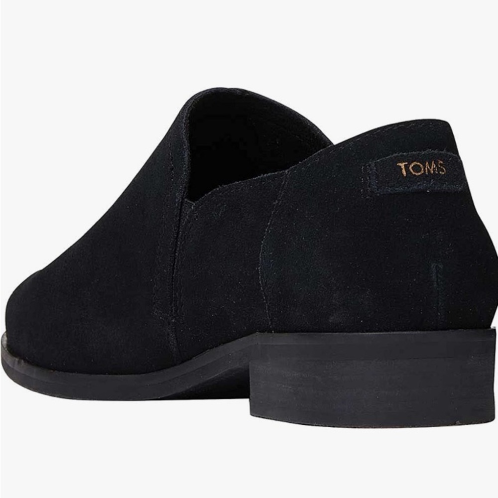 TOMS Women's Shaye Low Bootie Black Suede New